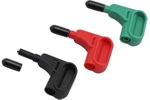 FUANA Sonda Magnética de Prueba - Juego de 3 Piezas para Multímetro de Puntas de Plátano de 4 mm