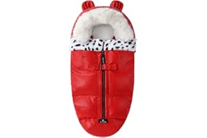 YILWNNCSE Sacco Universale Passeggino,Baby Sacco Nanna Termico,Copripiedi per Passeggino Cosy Toes,Passeggino Allegato,Copripiede Invernale per Bambini, Antivento, Impermeabile,Lavabile (Rosso1)