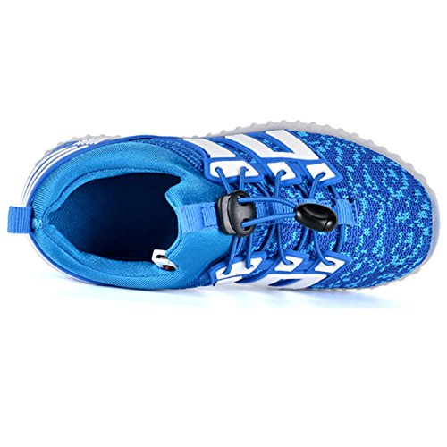LED leuchtende bunte Sneaker Turnschuhe Unisex Kinder Jungen Mädchen USB Auflade Sportschuhe leichte Schuhe 1832 - 4