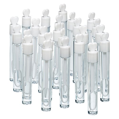 always amore – Wedding Bubbles in 24 Glasfläschchen, hochwertige Seifenblasen für Hochzeit in schöner Geschenkverpackung, Hochzeits Seifenblasen, Hochzeitsgeschenk, Seifenblasen für Party, Geburtstag, Jubiläum 24 Stück - 5