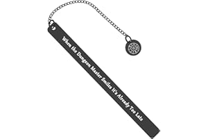 XIMALUN Dungeon Master Gift DND Bookmark When The Dungeon Master Smiles It's Already Too Late Bookmark RPG Gamer Gift DND Player Gift DM Fans Gift