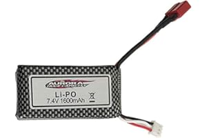 DINGLONG TOY Dinglong Batterie Li-Po 7.4V 1600mah Pièce Détachée pour 1/10 9125 Voiture Télécommandée