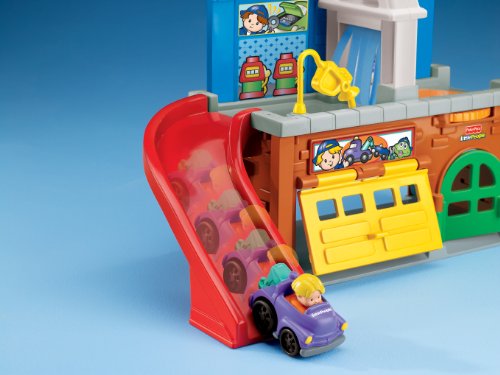 Fisher Price Little People Wheelies Stow N Tow Garage