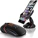 Produktbild Tempo Car Phone Holder Adjustable and Scalable Universal Dashboard Air Vent Car Mount Windshield Holder Cradle with Strong Sticky Gel Pad for Smartphone (Deformation Mouse - Black)