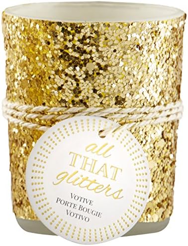Kate Aspen"All That Glitters" Gold Votive/Tealight Holder