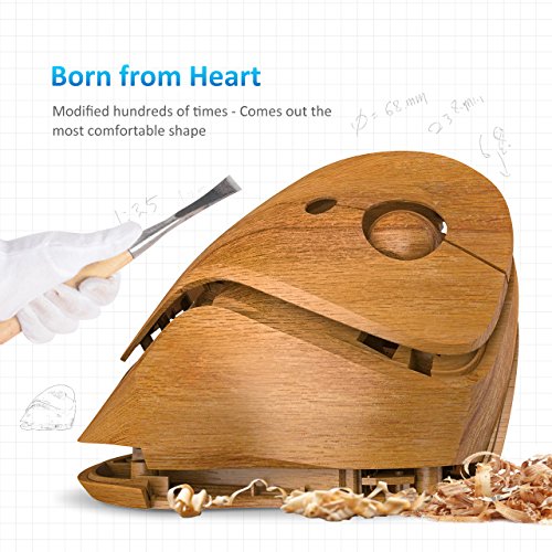 VicTsing 2.4G Wireless Vertical Mouse, Ergonomic Mouse, 6 Buttons with 3 Adjustable DPI Levels (800/1200/1600), Hand-Feeling- Blacktttttttt