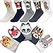 Produktbild Small luxury socks factory Packung mit 5 Zootopia Mannschafts socken Judy Hopps Nick Wilde Finnick Gideon Grey Panda Sneaker Socken