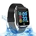 Produktbild TLgf Fitness Tracker, Message APP Push Smart Watch, Multi-Touch-Steuerung, LED-Beleuchtungsfunktion, Verschiedene Sportmodi,Black
