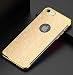 Produktbild Hülle für iPhone SE,Hülle für iPhone 5S,Homikon Plating Silikon Hülle KThree-stage Überzug TPU Silikon Tasche Bling Shinning Glänzend Glitzer Handyhülle Anti-kratzt Transparente Kratzfeste Durchsichtig Pailletten Glitter Muster Kirstall Clear Weiche Flexible Ultra Slim dünne Schutzhülle Stoßfeste TPU Schutz Handy Hülle Protective Stoßdämpfend Motiv Rundum-schutz Soft Silikon Case Cover Schutz Rückschale Klar Tasche Etui für Apple iPhone SE/5S/5 - Gold