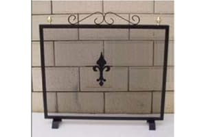 SALVACHISPAS CHIMENEA VIVAHOGAR 1 PANEL IBERO FLOR LYS HIERRO 77X60CM VH62793