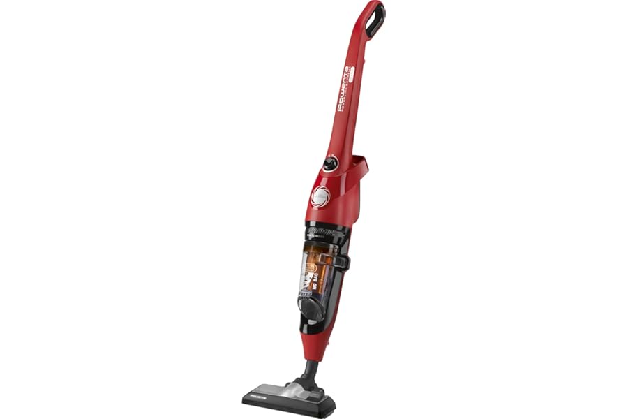 Rowenta Powerline Extreme Cyclonic Electric Broom with Wire and Bagless, Cyclonic Technology, Power 750 W, Capacity 0.9 L, Red, RH8133