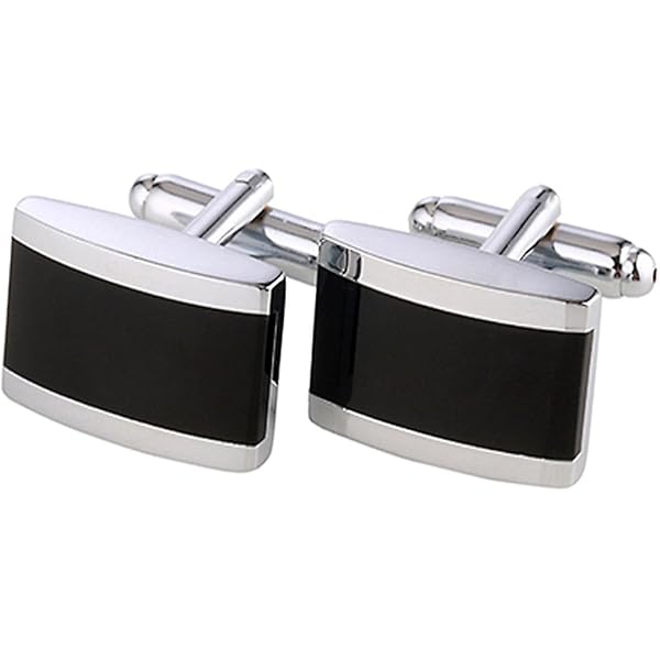Zwart Zilver Smoking Studs En Manchetknopen Set, Heren Manchetknopen En Manchet Studs Set Manchetknopen Rvs Tux Knopen