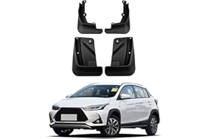 WEMAK 4 Pcs Car Mud Flaps for Toyota Yaris X 2020-2023 Splashproof Waterproof Protects Front Rear Mud Fender Accessories