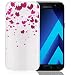Produktbild ISENPENK Tasche Neu Für Samsung Galaxy A5(2017)/A520F/A5(2017) Duos Hülle Silikon Muster Tiere [Rot Herz],Samsung Galaxy A5(2017)/A520F/A5(2017) Duos 5,2-Zoll Hülle Silikon Transparent Durchsichtig Case Anti-Scratches wasserdicht Schutzhülle