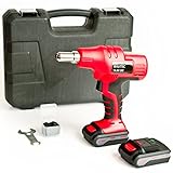 Das Nietgerät ist durch den Einsatz von neuartiger Akkutechnik leicht und exzellent ausbalanciert, und ermöglicht so ein ermüdungsfreies Arbeiten, auch an beengten Setzstellen.