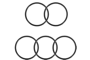 Othmro 5 x O-Ringe-Dichtungsringe aus Gummi, 105 mm Außendurchmesser, 95 mm Innendurchmesser, 5 mm Breite, Nitrilkautschuk-Dichtungsringe, Unterlegscheiben und schnelle Reparatur