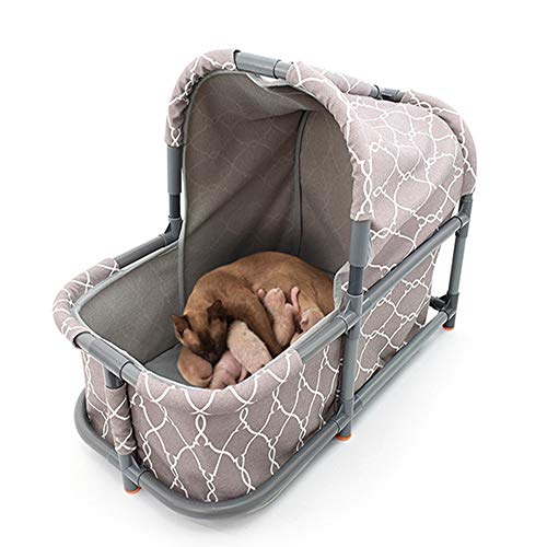 Preisvergleich Produktbild Zwinger Hundebett Heimtierbedarf Milchhundehütte tragbare Hundehütte Milchhund Station neugeborenen Hundekrippe