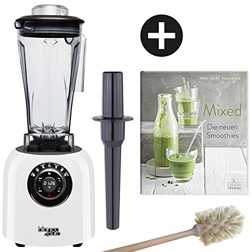 Bianco di puro Standmixer originale Weiss inkl. Reinigungsbürste und Rezeptbuch