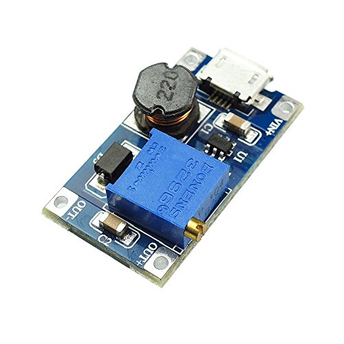 2A DC-DC-Boost-Schritt Konvertierungsmodul MicroUSB 2V-24V bis zu 5V-28V 9V 12V 24V