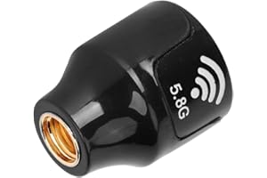 RITOEASYSPORTS Antena 5.8G 3dBi RHCP o Wysokim Wzmocnieniu, Niska Strata Podajnika Zginana i Trwała do Części RC Drone FPV Racing (Czarny)