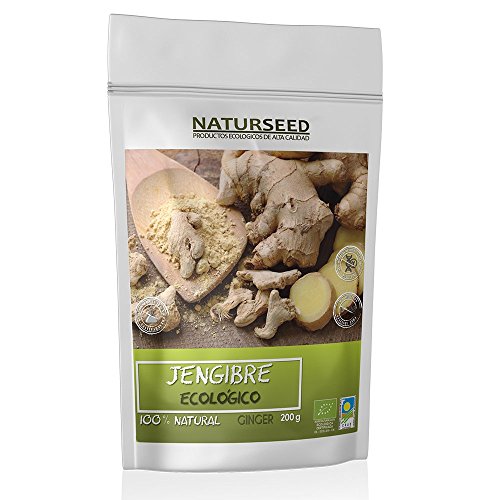 Book's Cover ofNATURSEED Jengibre en Polvo Ecológico  200 gr  Puro Bio Organico Raíz Natural Molido  Ginger Root Powder  Infusion con Limón te Galletas Pan Bizcochos  Sistema Inmunológico  Ebook Gratis