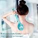 Fletion Long Hand Back Shower Brush Body Scrub Brush Scrubber Massager Mobility Disability Help Bathing Aid Exfoliating Body Brush