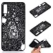 Produktbild Everainy Kompatibel für Samsung Galaxy A7 2018 Hülle Silikon Bumper Gummi Neu Cover Hüllen für Galaxy A7 2018 Handyhülle Stoßfest TPU Stoßstange Schwarz Schutzhülle (Star)