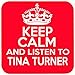 Produktbild "Keep Calm & Listen To Tina Turner Getränke Untersetzer