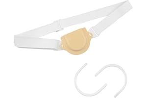 ovand Stoma Guard Sicherheitsschild, Stoma-Wundschutz mit 10 Paar Klettverschluss, Ostomy Supplies, gelb, Einheitsgröße