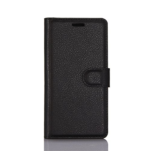 VIFLYKOO Huawei P10 Lite Hülle, VIFLYKOO Tasche im Bookstyle für Huawei P10 Lite Tasche(schwarz) - 2