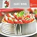 Produktbild LouiseEvel215 Retractable Edelstahl Kreis Mousse Kuchen Schicht Slicer Cutter Mit Einstellbar Backen Kuchen Ring Für Kuchen Gebäck Werkzeuge