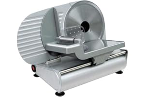 RGV Affettatrice R.G.V. AUSONIA 220 con diametro della lama da 220 mm capacità di taglio 170x155 mm. Spessore max 14 mm. Acciaio/Alluminio