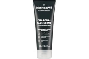ManCave Exfoliante facial de carbón 100 ml - Exfoliar y suavizar la piel grasa