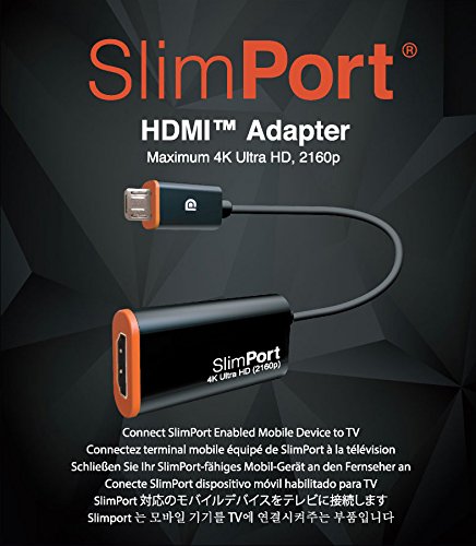 NEU Offizielles SlimPort 4 K Ultra HD (2160p) HDMI für LG G4 und weitere Geräte mit Slimport – Verbinden Sie Ihren SlimPort Geräte an einen HDTV [SP6001] - 5