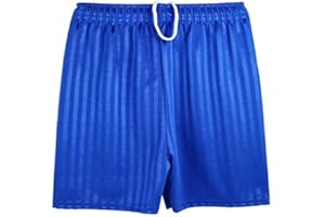 Bahob® Herren Erwachsene Jungen Mädchen Unisex Shadow Stripe Gym Sport Fußball Spiele Schule PE Shorts S bis XXL