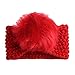 Produktbild Tukistore Baby Mädchen Gestrickt Stirnband Winter Warm Gestrickt Stirnbänder Strick Haarband Turban Stirnband Ohrenschützer Ohrenwärmer für Baby Kleinkind