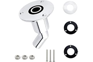 DRSUMLF Passante scafo pelle di scarico, acciaio inossidabile 316 attraverso scafo raccordi di scarico per tubo da 24 mm hardware presa tubo, riscalda