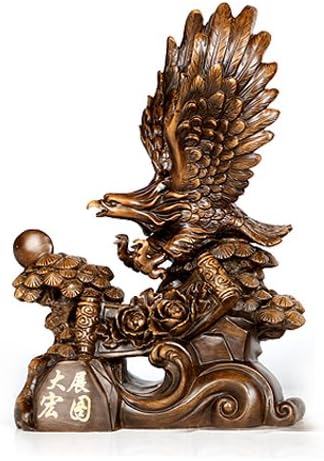 Eagle Sculpture, Designer Figure Sculpture, Figurines and Statues Ornament Crafts for Home Living Room Office Decoration/ Decorative Centrepiece - Animal Art Decor