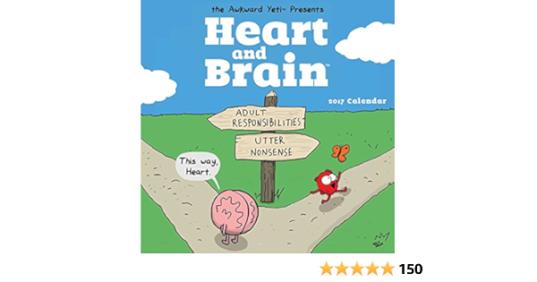 Amazon Fr Heart And Brain 17 Calendar Seluk Nick Livres