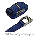 Price comparison product image 4 x 25mm 2.5mete Med Luggage suitcase webbing tie down straps Trailer roof Canoe (Light Blue)