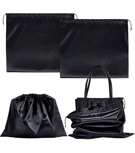 2PCS 30x40cm Antipolvere Coulisse Sacchetto Di Stoccaggio Grande Formato Morbida Seta Organizzatore Borsa Per Proteggere Borse, Borse, Scarpe, Stivali, Zaini, Stoccaggio Da Viaggio - 11