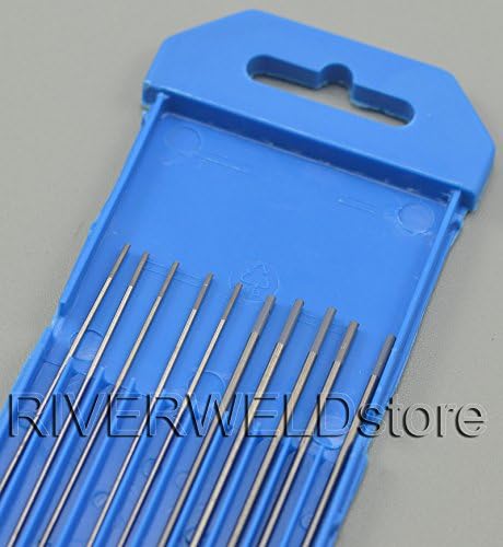2% Ceriated WC20 TIG Welding Tungsten Electrode Assorted Size 0.040"-1/16",10PCS