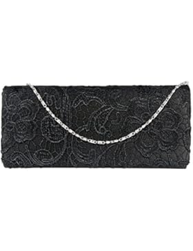 Clutch Bag Abendtasche Damen Clorislove Handtasche Brauttasche Damentasche mit Spitze