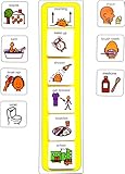 Visual Morning Routine AAC (Picture Communication Symbols) (Office Product)