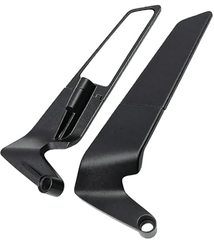 Moto Specchietto Retrovisore Basi per R1 2015-2019, PSLER Specchio Laterale Ali di Base Tappo Decorativo di Sostituzione Della Copertura Accessori Moto (Nero/Rosso/Blu/Oro/Titanio