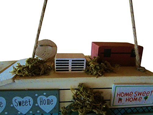 Hüwüknü Vogelhaus Wohnwagen - 4