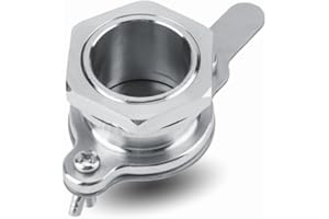 Natudeco Honey Gate Valve for Extractor, Stainless Steel Honey Extractor Tap Honey Dispenser Valve Beekeeping Supplies for Honey Extractor or Bottling Equipment