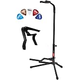 LASTVOİCE Gtr-01C Gitar Standı Sehpası + Capo + Pena Paketi