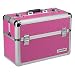 Produktbild anndora® Werkzeugkoffer 24L Präsentationskoffer Etagenkoffer Pink + Schlüssel