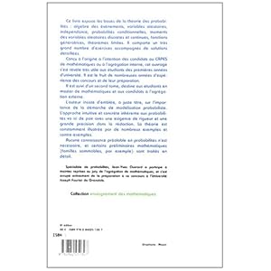 Probabilités : Tome 1, Licence - CAPES Livre en Ligne Probabilités : Tome 1, Licence - CAPES Livre en Ligne - Telecharger Ebook